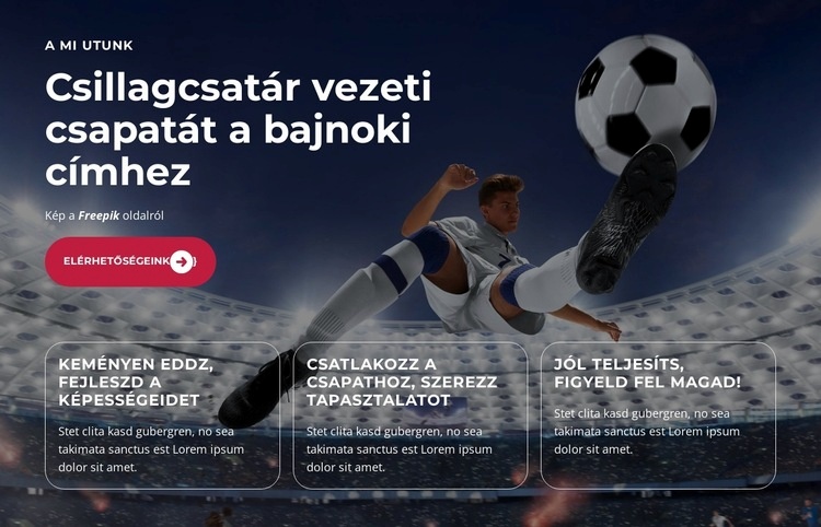 Fiatal tehetség ragyog Weboldal sablon