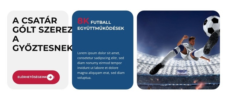 Megállíthatatlan csapatteljesítmény Weboldal tervezés