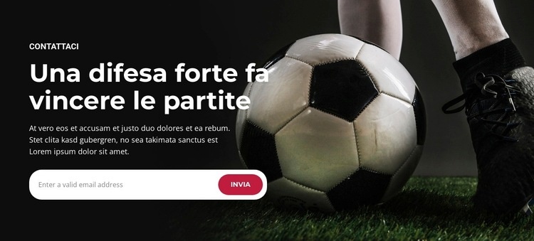L'attaccante batte il record di gol Modello HTML5