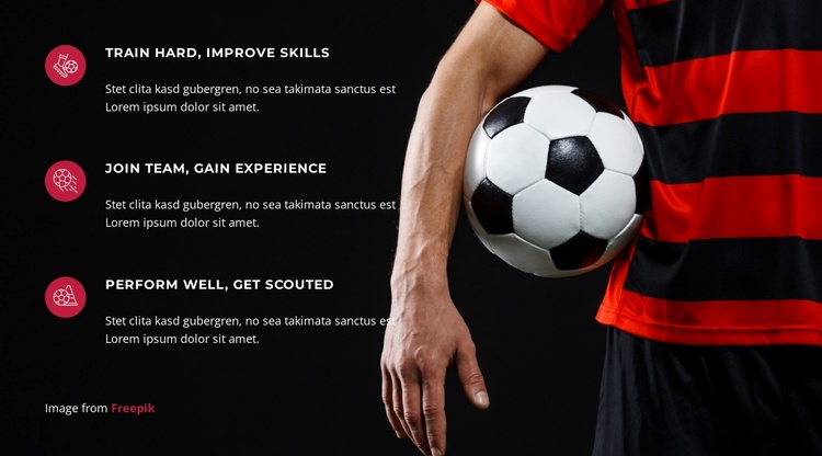 Defender Saves The Match Joomla Template