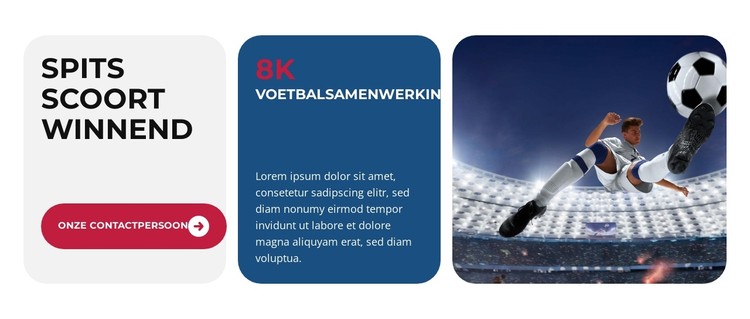 Onstuitbare teamprestaties CSS-sjabloon