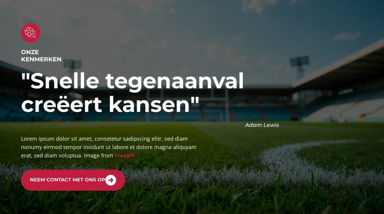 Kampioenen tillen de trofee omhoog HTML-sjabloon