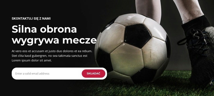 Napastnik pobił rekord strzelecki Szablon