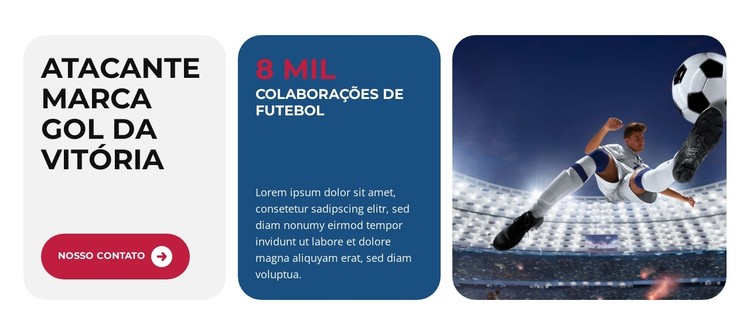 Desempenho de equipe imparável Template CSS