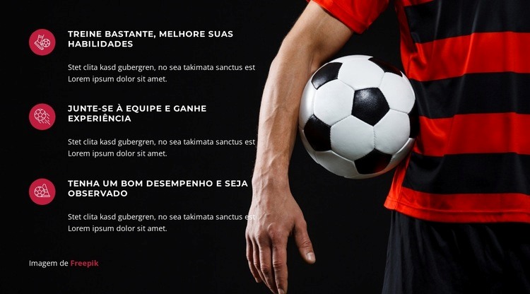 O zagueiro salva a partida Modelo