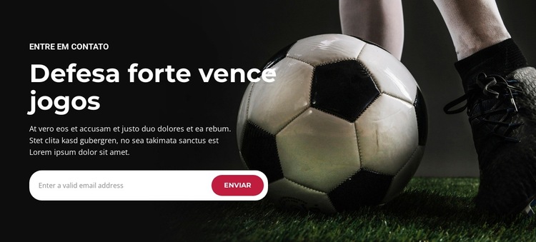 Atacante quebra recorde de gols Modelo de site