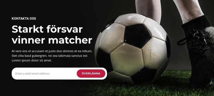 Anfallare slår målrekord Webbplats mall