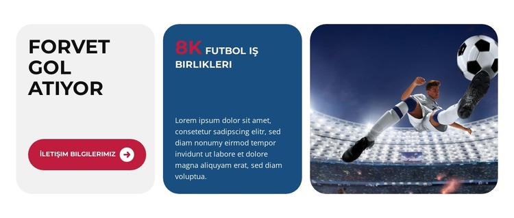 Durdurulamaz Takım Performansı HTML Şablonu