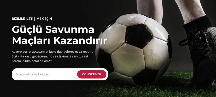 Forvet Gol Rekoru Kırdı Şablon