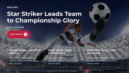 Young Talent Shines Bright Website Template