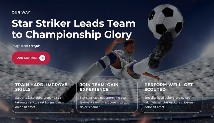 Young Talent Shines Bright Landing Page