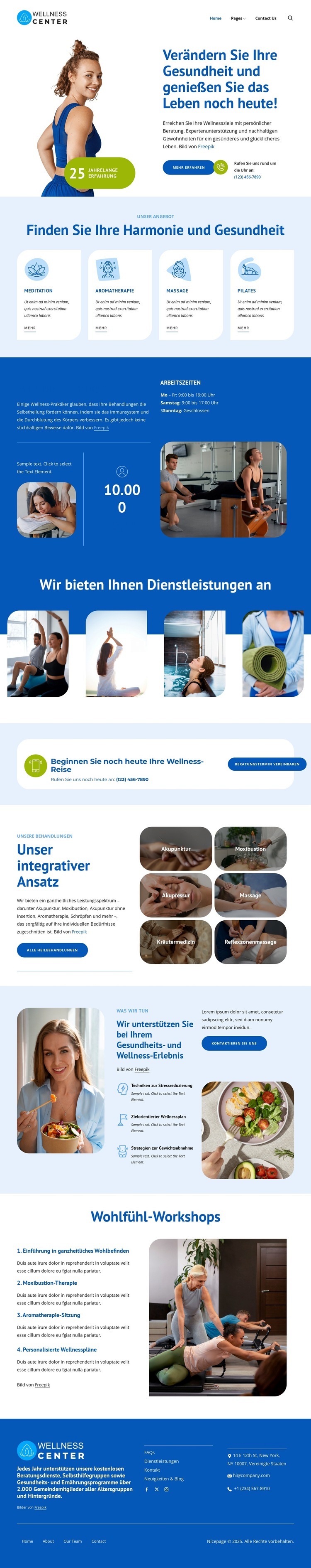 Verändern Sie Ihre Gesundheit noch heute Vorlage