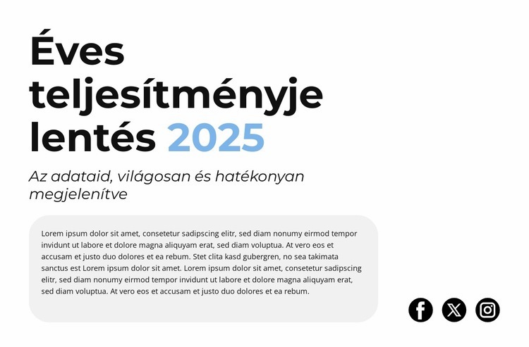 Bevételnövekedés Sablon