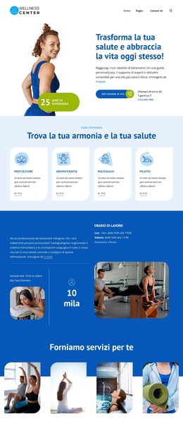 Trasforma la tua salute oggi stesso Temi WordPress