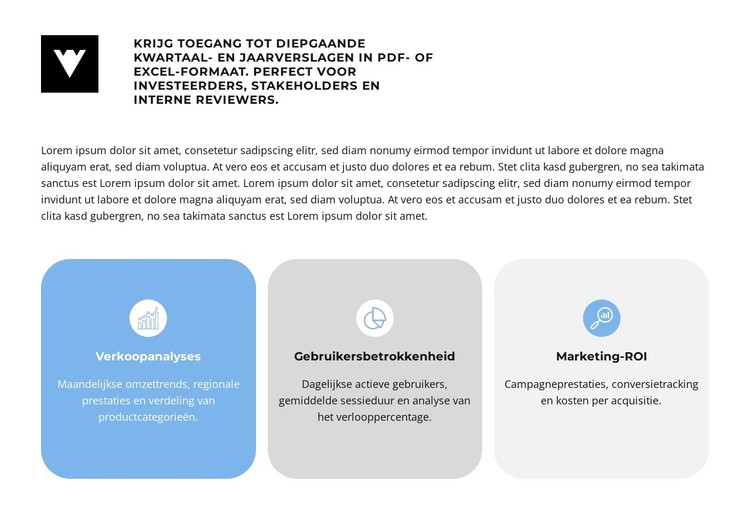 Belangrijk inzicht CSS-sjabloon