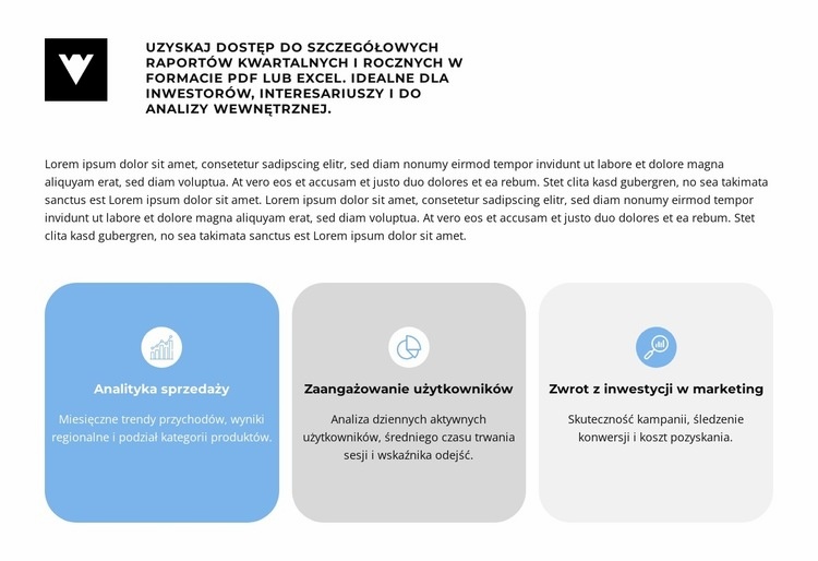 Kluczowe spostrzeżenia Projekt strony internetowej