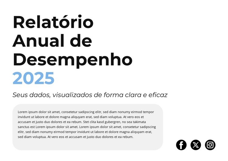 Crescimento da receita Design do site