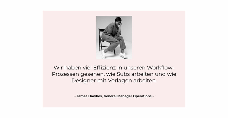 Feedback zur geleisteten Arbeit Joomla Vorlage