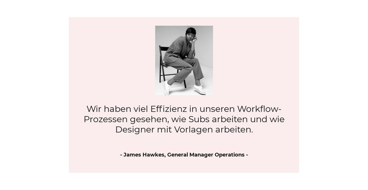 Feedback zur geleisteten Arbeit Website-Modell