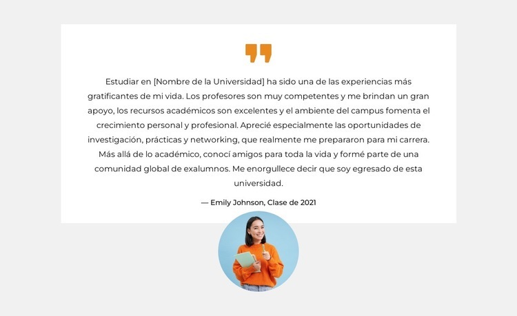 Conozca a nuestros graduados Diseño de páginas web