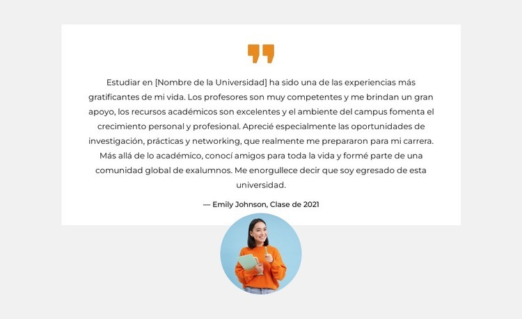 Conozca a nuestros graduados Plantilla