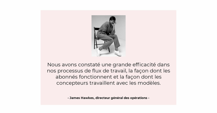 Retour sur le travail effectué Modèle Joomla