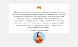 Ismerje Meg Végzőseinket HTML Sablon