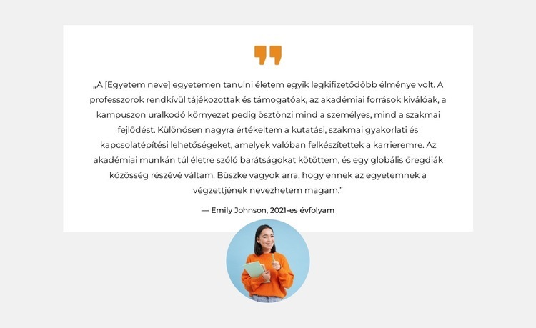 Ismerje meg végzőseinket HTML Sablon