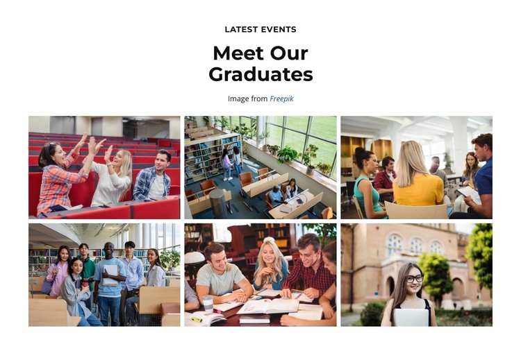 Alumni Spotlight Joomla Template