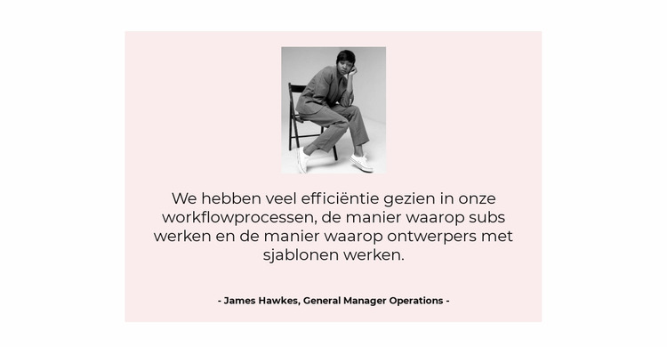 Feedback op het geleverde werk Joomla-sjabloon