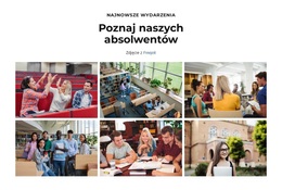 Absolwenci W Centrum Uwagi - Przeciągnij I Upuść Motyw WordPress