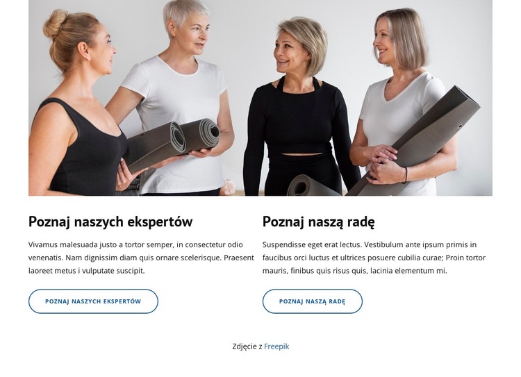Klasyczny pilates Szablon HTML