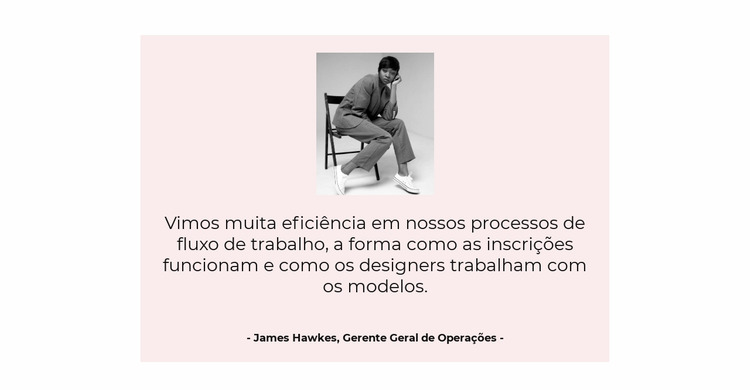 Feedback sobre o trabalho realizado Template Joomla