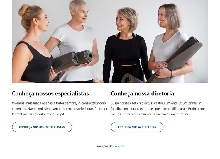 Pilates clássico Landing Page