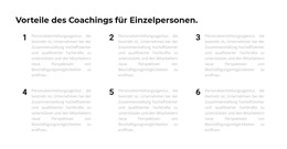 Sechs Punkte Bei Der Arbeit - Kostenlose HTML-Vorlage