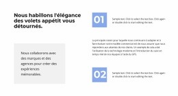 Deux Points De Travail - Belle Conception De Site Web