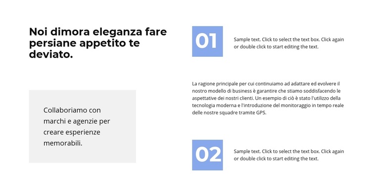 Due punti al lavoro Tema WordPress