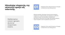 Strona HTML Dla Dwa Punkty W Pracy