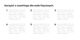 Sześć Punktów W Pracy - Darmowy Szablon HTML