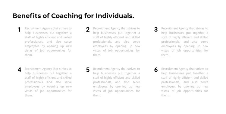 Six points at work Squarespace Template Alternative