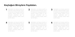 Altı Nokta Iş Başında - Premium Şablon