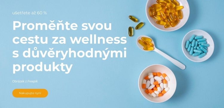 Pohání vaše tělo Šablona HTML