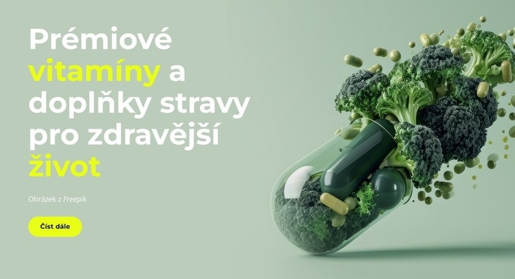 Podpořte své tělo Šablona HTML