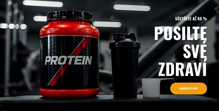 Výkonná denní výživa Šablona