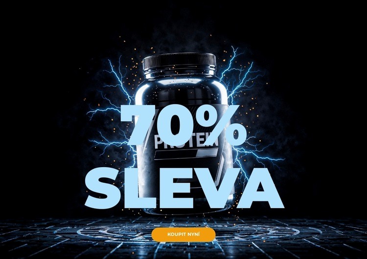 Energie, soustředění a síla Šablona