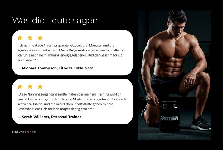 Wellness leicht gemacht HTML5-Vorlage