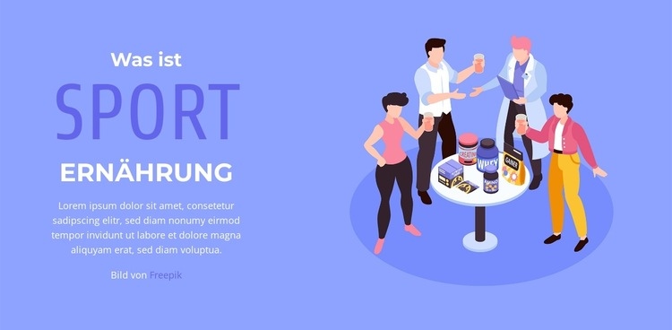 Steigern Sie Ihre Gesundheit Landing Page