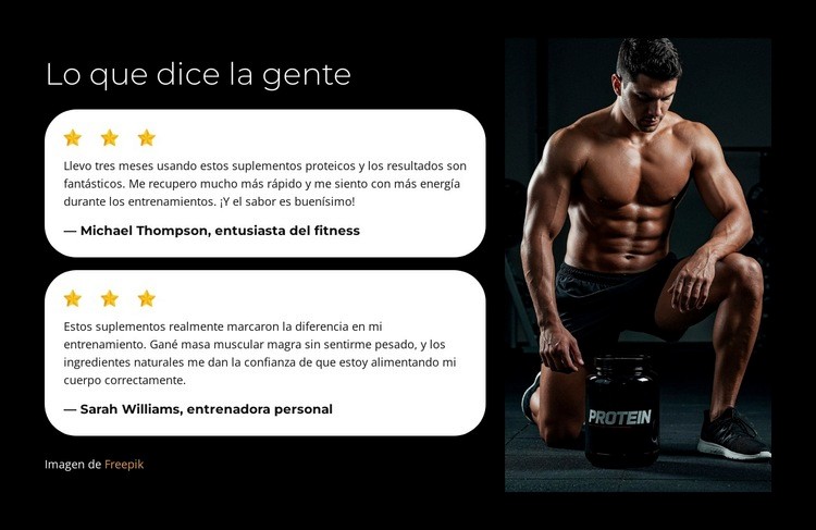 El bienestar simplificado Plantilla de una página