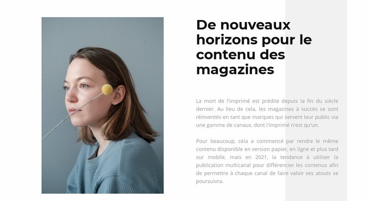 Nouvelle idée pour un magasin Modèles de constructeur de sites Web