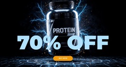 Energy, Focus, And Strength HTML5 Template